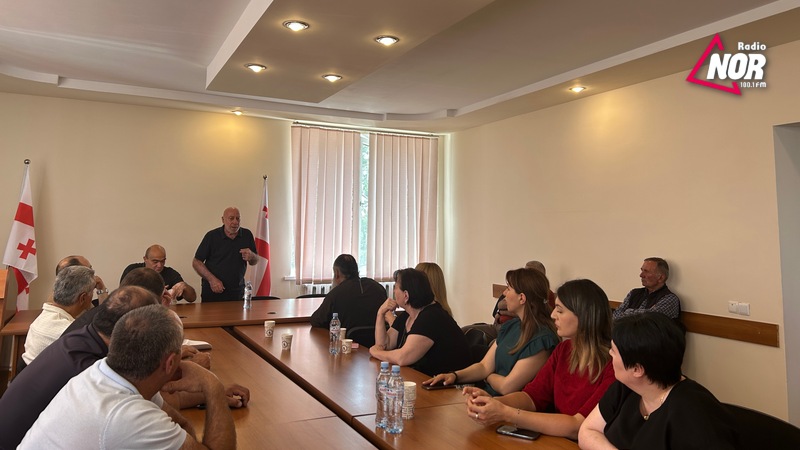 ნინოწმინდაში პროექტის  „ქართული თვითმყოფადობა“  ფარგლებში შეხვედრა გაიმართა